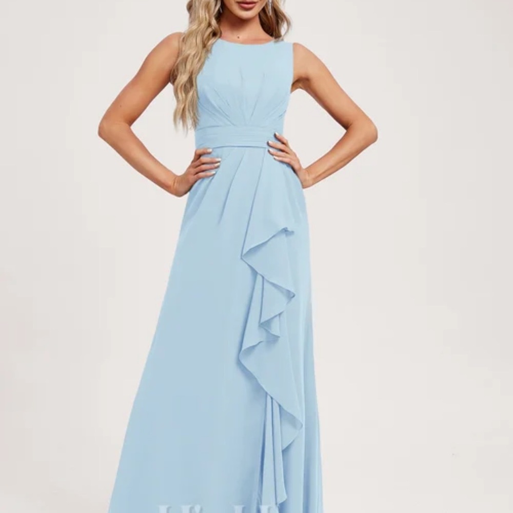 Elegant Blue Evening Gown